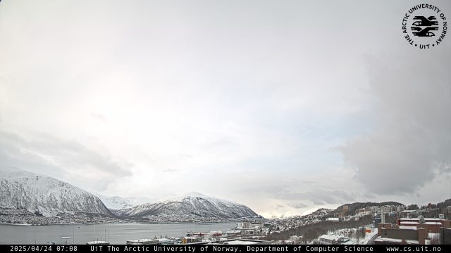 Webcam View of the University of Tromso Norway Tromsø Norway - Webcams Abroad live images